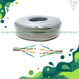 cat 6 90mtr. CCA (copper coated alloy) 2.5kg high quality 4 pair twisted network Internet lan wire